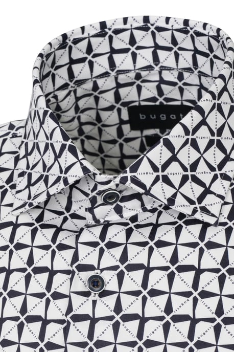 Bugatti Herren Shirt met hoogwaardige satijnen afwerking - Image 5