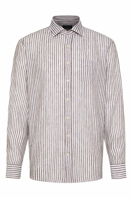 Bugatti Herren Casual overhemd van 100 % linnen - Image 3