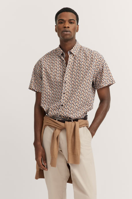 Bugatti Herren Shirt met button-down kraag - Image 1