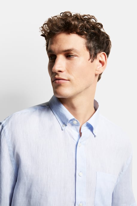 Bugatti Herren Shirt van 100% linnen - Image 4