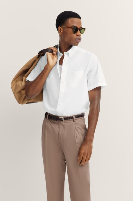 Bugatti Herren Shirt met button-down kraag - Image 1