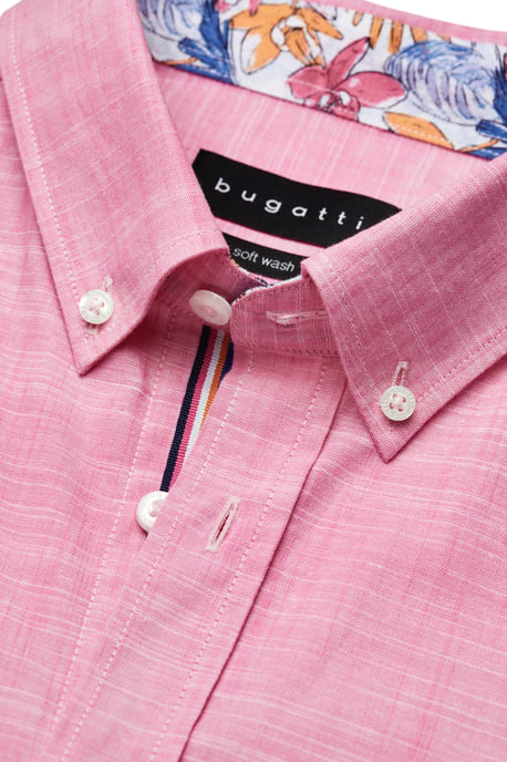 Bugatti Herren Overhemd met korte mouwen en button-down kraag - Image 5
