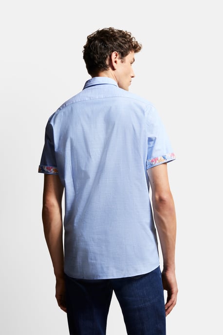 Bugatti Herren Overhemd met korte mouwen en button-down kraag - Image 2