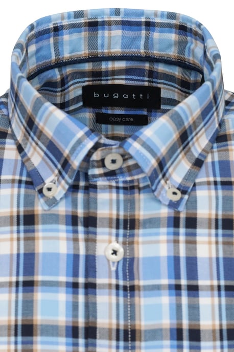 Bugatti Herren Shirt met geruit patroon - Image 5