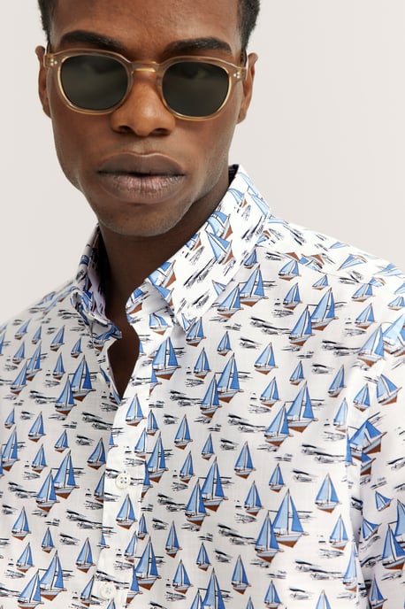 Bugatti Herren Shirt met button-down kraag - Image 4