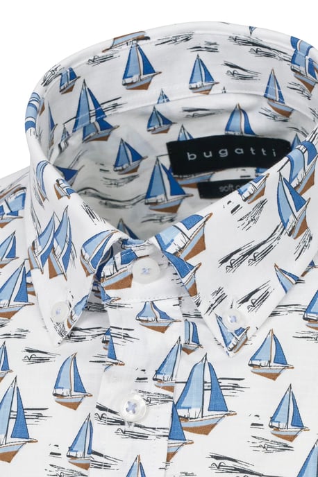 Bugatti Herren Shirt met button-down kraag - Image 5