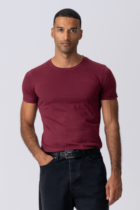 Muscle T-shirt - Bourgondië Rood - Image 3