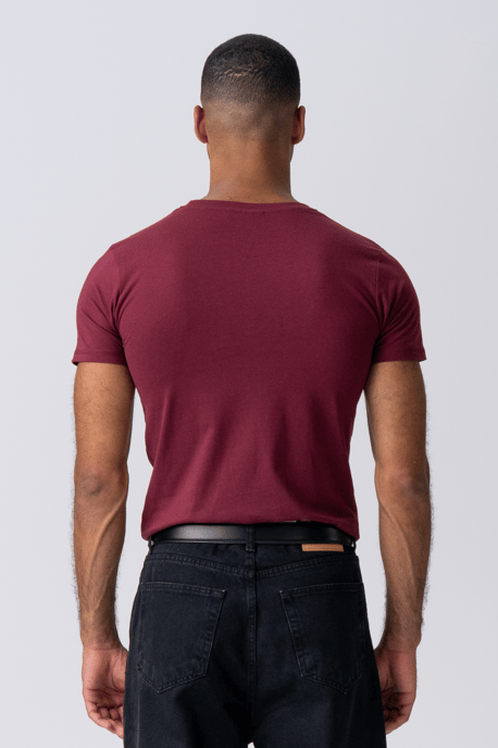 Muscle T-shirt - Bourgondië Rood - Image 4