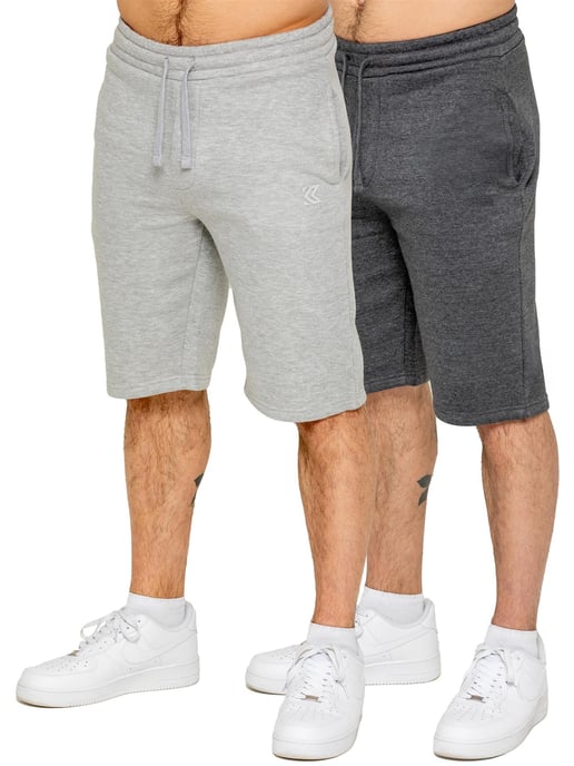 Kruze Heren Fleece Korte Broek 2 Pak - Image 1