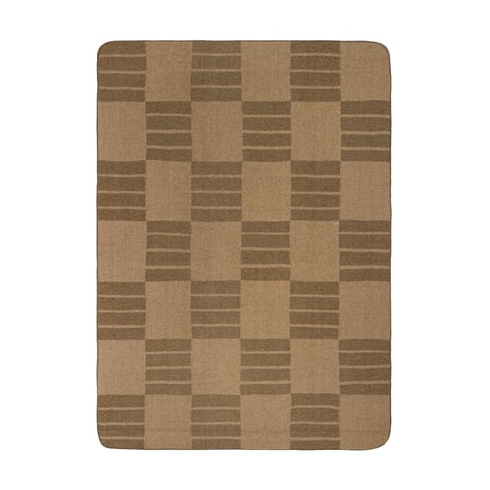 Yard Harlech Woven Reversible Throw, 130 x 180cm, Brown - Image 2