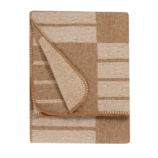 Yard Harlech Woven Reversible Throw, 130 x 180cm, Biscuit - Image 1