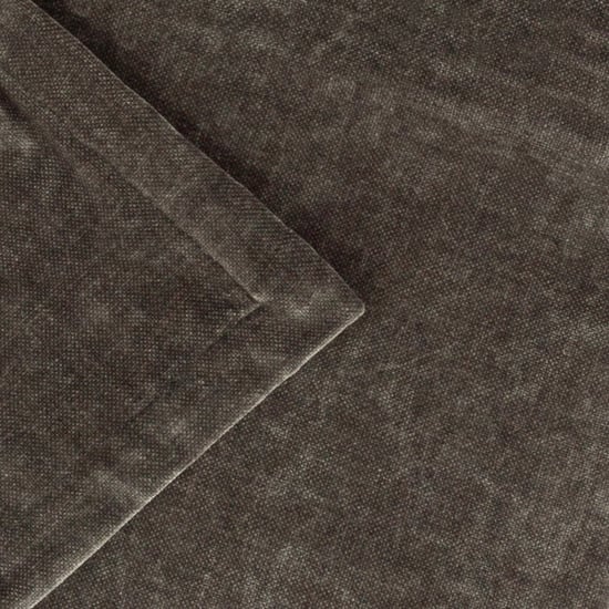 Yard Heavy Chenille Velvet Throw, 130 x 180cm, Charcoal - Image 2