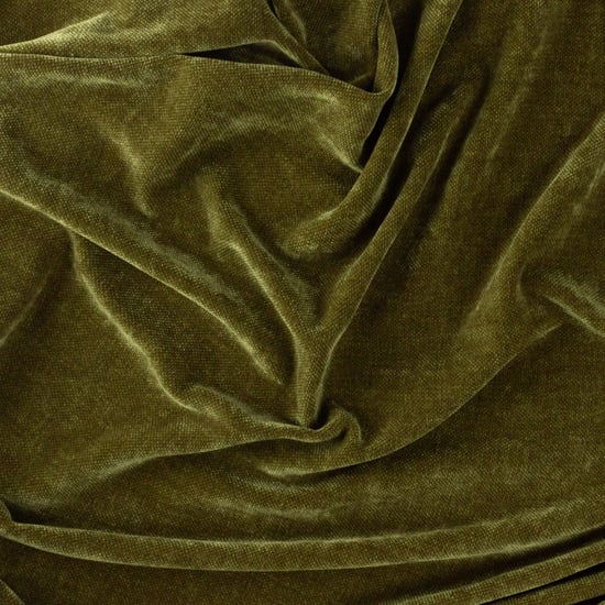 Yard Heavy Chenille Velvet Throw, 150 x 200cm, Olive - Image 3