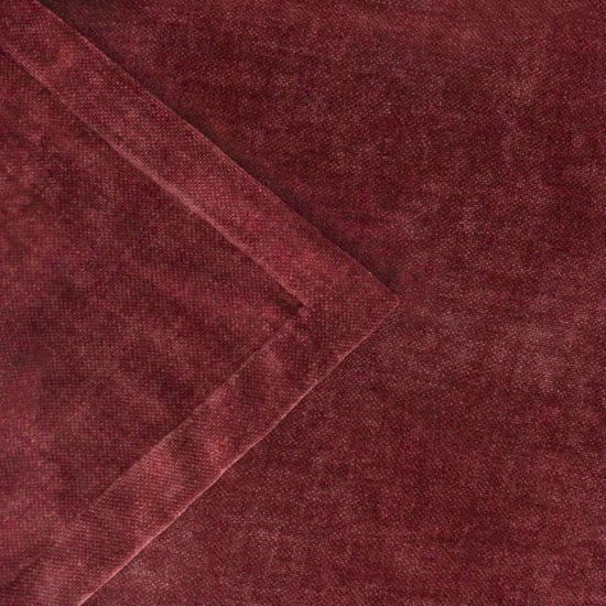 Yard Heavy Chenille Velvet Throw, 150 x 200cm, Beetroot - Image 2
