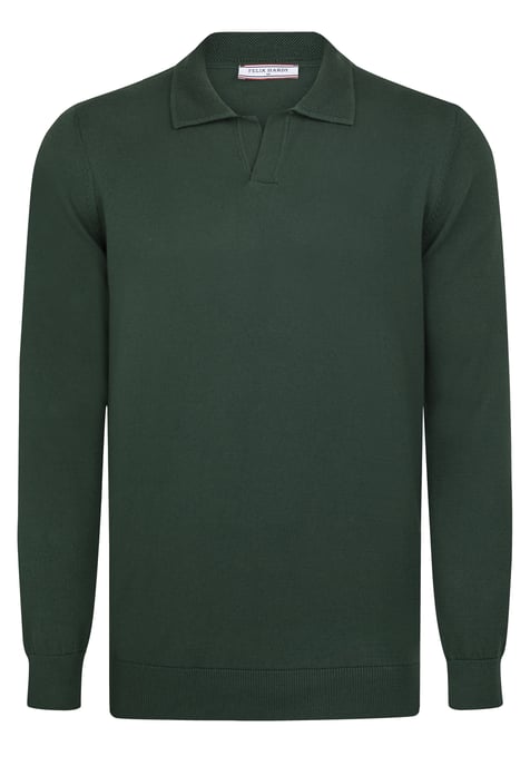 Pullover Pullover With Polo Collar - Buttonless - Image 1