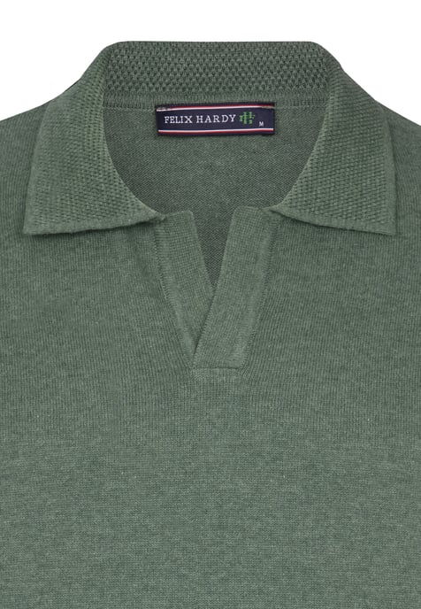 Pullover Pullover With Polo Collar - Buttonless - Image 2