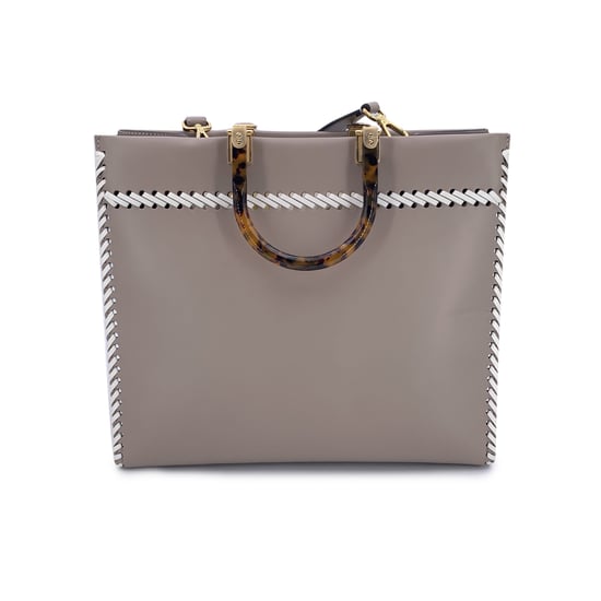 Fendi Leather Tote Bag Sunshine - Image 3