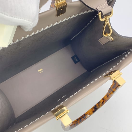 Fendi Leather Tote Bag Sunshine - Image 4