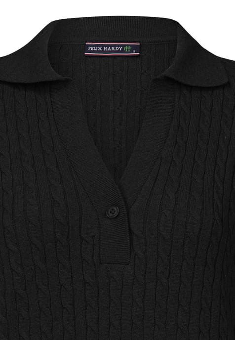 Dress Long Sleeve Cable Knit Dress - Image 2