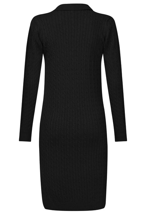 Dress Long Sleeve Cable Knit Dress - Image 3