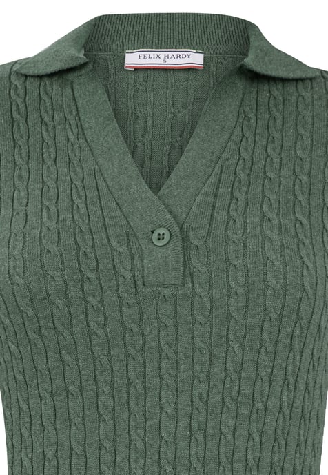 Dress Long Sleeve Cable Knit Dress - Image 2