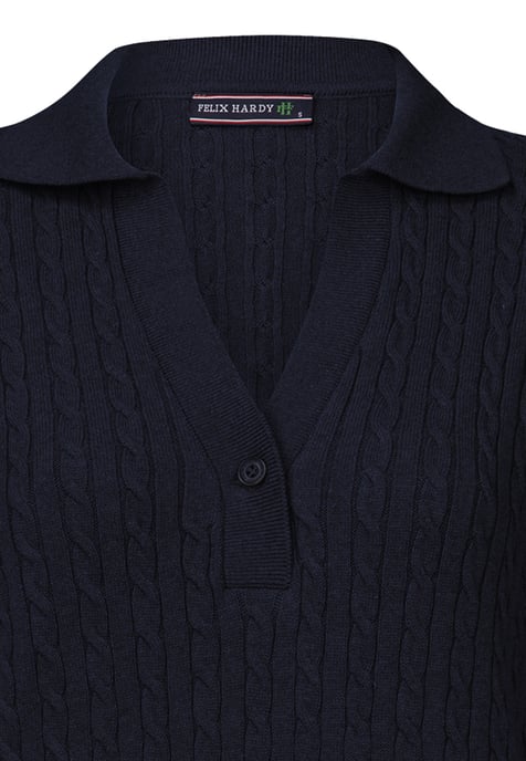Dress Long Sleeve Cable Knit Dress - Image 2