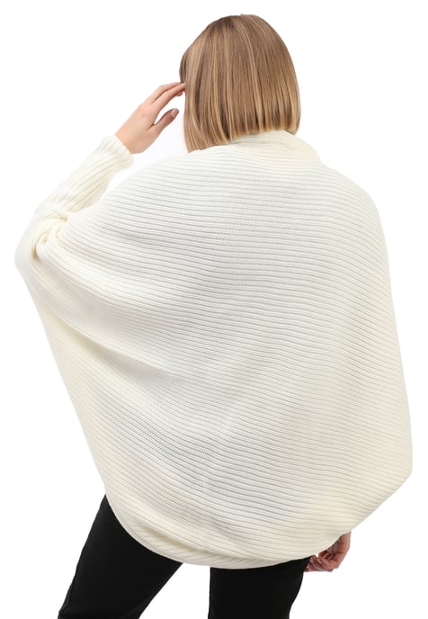 Cardigan Batwing Long Sleeve Cardigan Wool Blended - Image 4