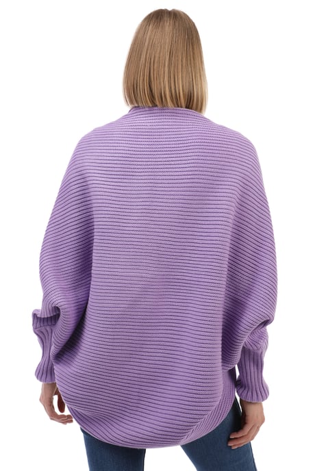 Cardigan Batwing Long Sleeve Cardigan Wool Blended - Image 4