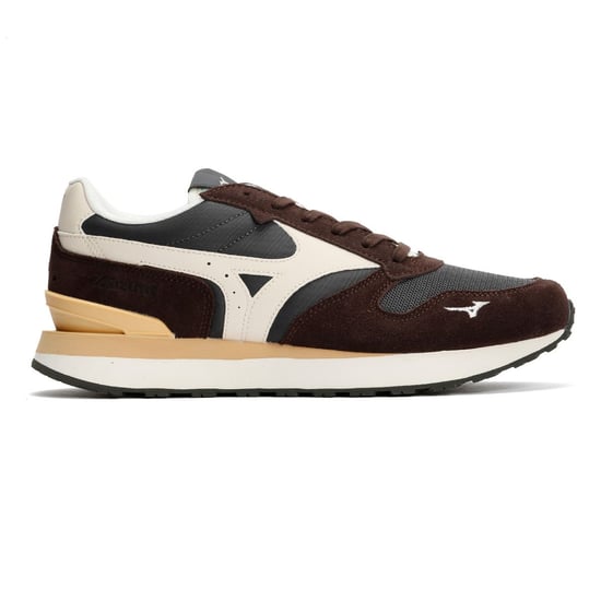 Mizuno RB87 Suede Black Sand/Summer Sand/Mole Trainers - Image 5
