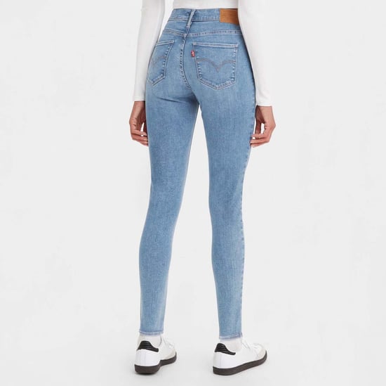 Women's Levis 720 High Rise Super Skinny Jeans in Denim - Image 2