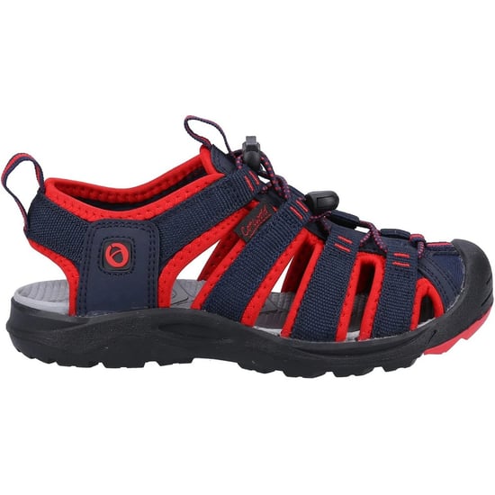 Cotswold Kinderen/Kinderen Marshfield Sandalen (Rood/Blauw) - Image 1