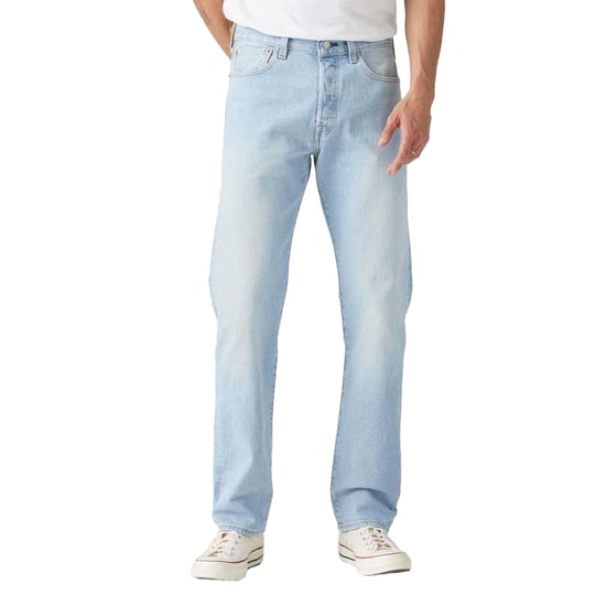 Levis Heren 501 Original Jeans (Lichtblauw) - Image 1