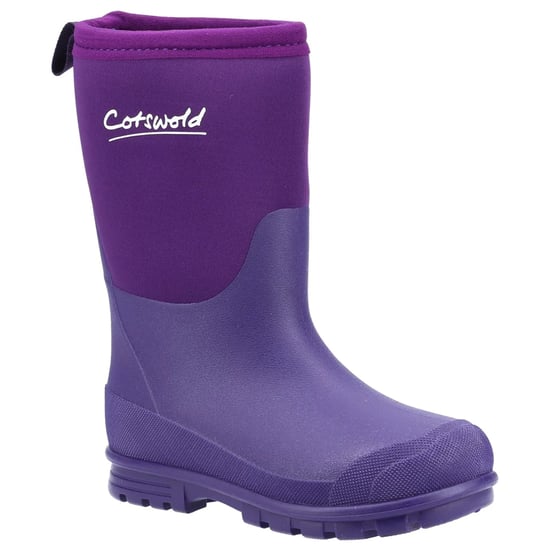 Cotswold Kinder/Kids Hilly Neopreen Wellington Laarzen (Paars) - Image 3