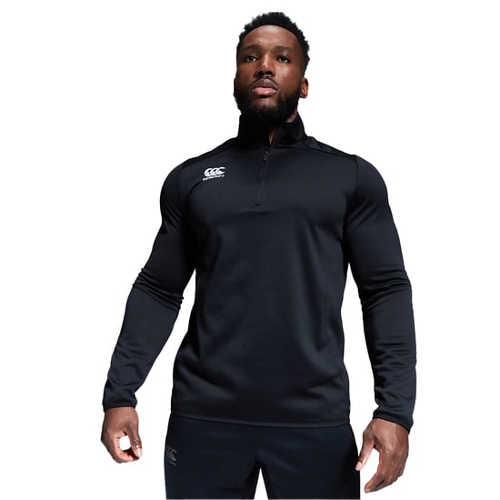 Canterbury Mens Quarter Zip Training Top (Black) - Image 5