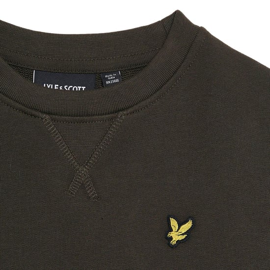 Lyle & Scott Sweatshirt met ronde hals voor kinderen/Kinderen (Olijf) - Image 3