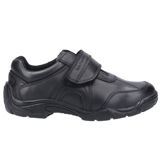Hush Puppies Boys Arlo Leather School Shoes (Black) - Image 1
