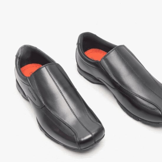 Hush Puppies Jongens Elijah leren schoolschoenen (Zwart) - Image 6