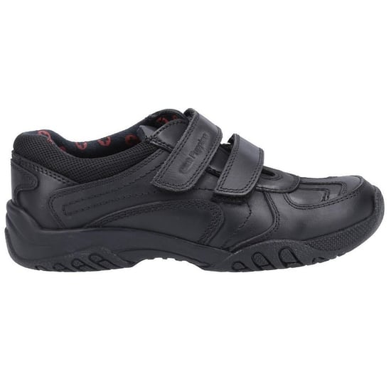 Hush Puppies Boys Jezza 2 Leather School Shoes (Black) - Image 1