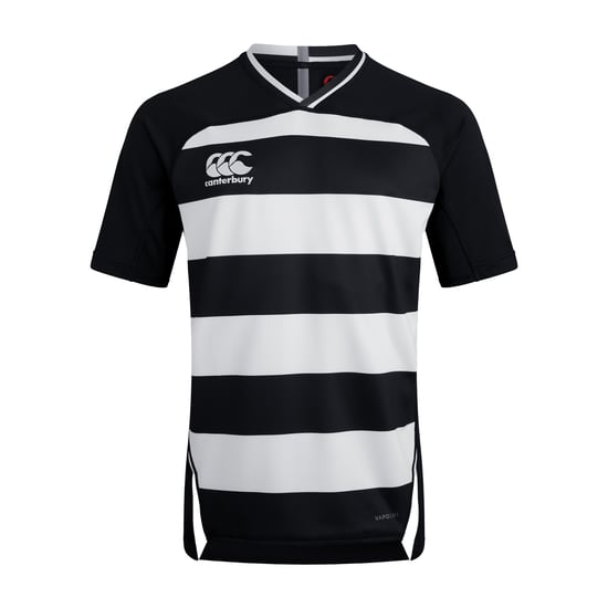Canterbury Mens Evader Hooped Vapodri Jersey (Black) - Image 1