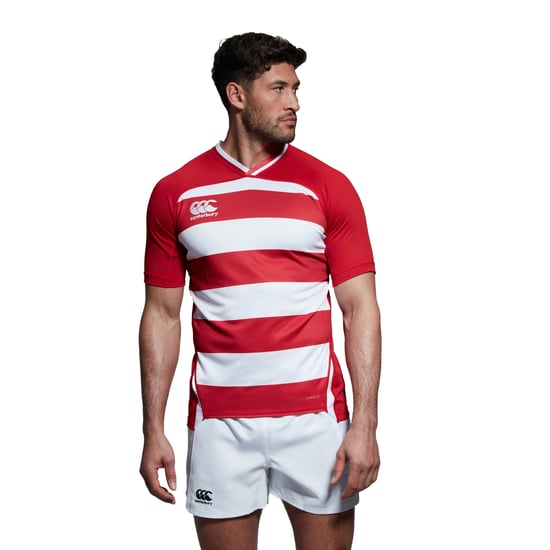 Canterbury Heren Evader Hooped Vapodri Jersey (Vlag Rood) - Image 4