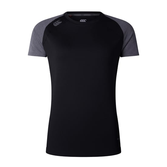 Canterbury Womens/Ladies Elite Training T-Shirt (Black/Magnet Marl) - Image 1