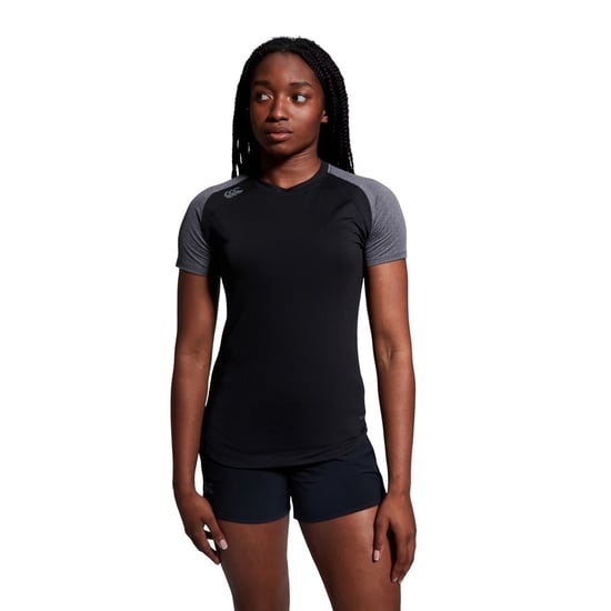 Canterbury Womens/Ladies Elite Training T-Shirt (Black/Magnet Marl) - Image 4