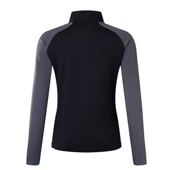 Canterbury Dames Elite Quarter Zip Basislaag Top (Zwart/Magnaat Marl) - Image 2