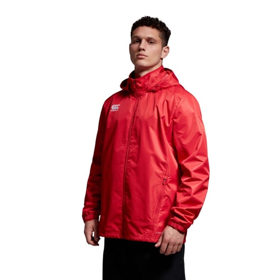 Canterbury Heren Club Vaposhield Volledig Rits Waterdicht Jasje (Vlag rood) - Image 4