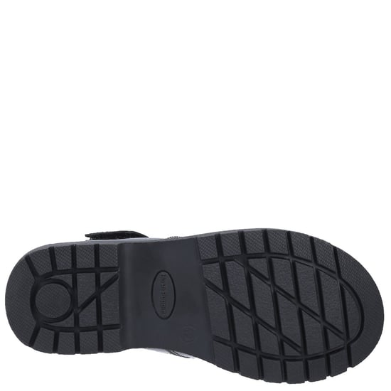 Hush Puppies Girls Gracie Leather School Shoes (Black) - Image 4