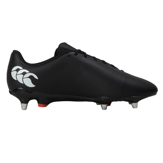 Canterbury Unisex Adult Speed Raze Soft Ground Rugby Boots (Black/White) - Image 2