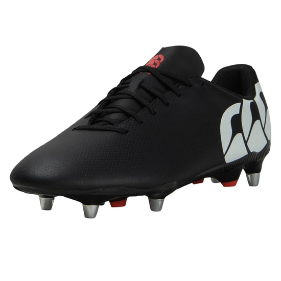 Canterbury Unisex Adult Speed Raze Soft Ground Rugby Boots (Black/White) - Image 3