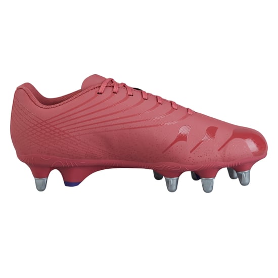 Canterbury Unisex Adult Stampede Groundbreak Team Soft Ground Rugby Boots (Mars Dust/Orange Crush/Amber Yellow) - Image 2