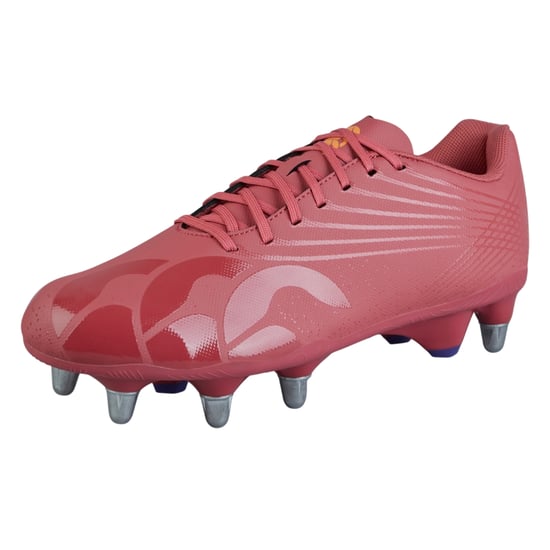 Canterbury Unisex Adult Stampede Groundbreak Team Soft Ground Rugby Boots (Mars Dust/Orange Crush/Amber Yellow) - Image 3