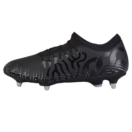 Canterbury Unisex Adult Speed Infinite Team Soft Ground Rugby Boots (Black/Metallic Silver) - Image 1